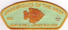 Crossroads of the West 2022 TA-34 Maple Dell Lodge Builder CSP Mint FREE SHIP