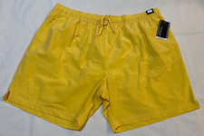 NWT-Roundtree  Yorke Men's Swim Trunks Mesh Lined 8" inseam- 4XB- Yellow