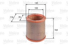 VALEO 585602 Luftfilter für CITROËN,MEGA,PEUGEOT