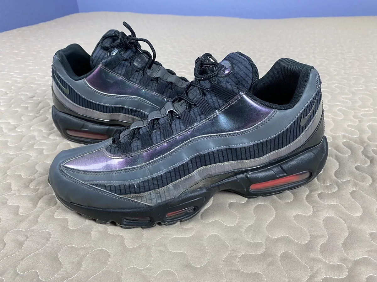 Nike Air Max 95 LV8 Shoes Ember Glow Dark Grey Black AO2450-001 Men's  13