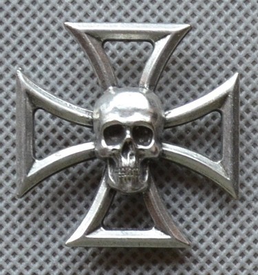 Pin Empty Skull Eisernes Kreuz Totenkopf Biker Mc Kutte Harley Chopper 81 Neu Ebay
