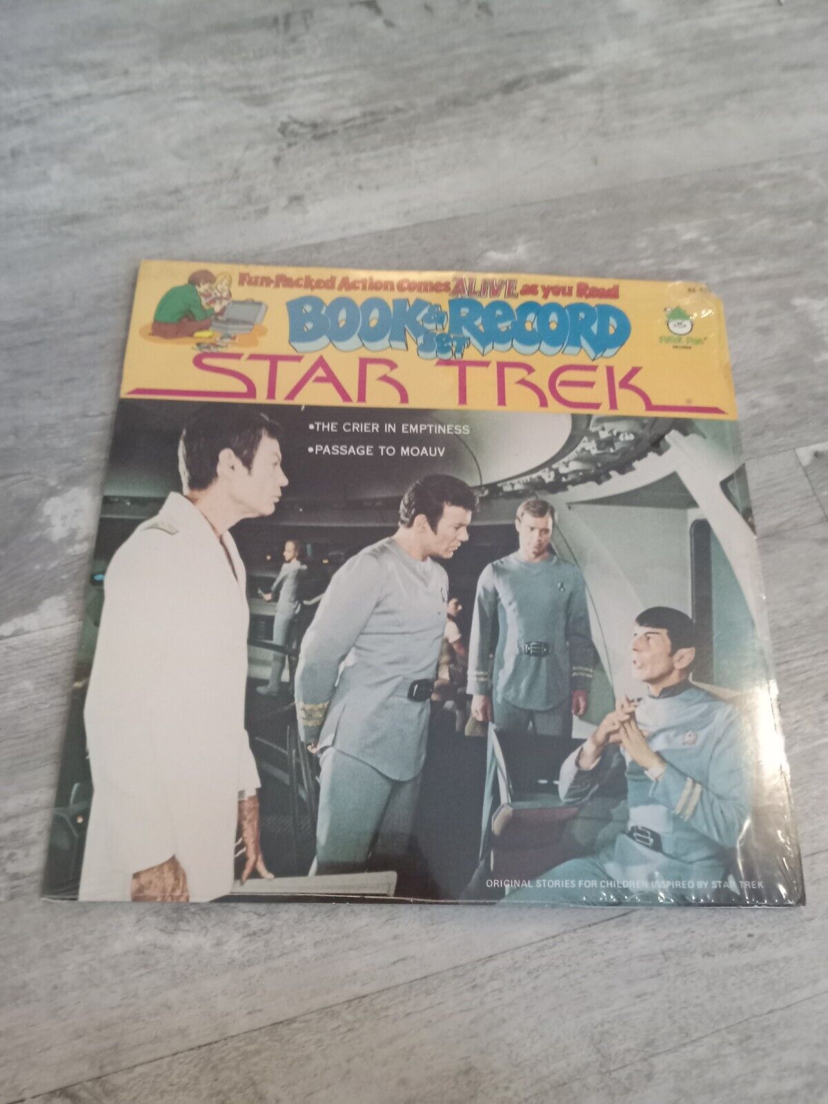 Star Trek book and record set LP vinyl 1979 VG+ BR522 Peter Pan Records