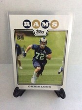 2008 Topps Chris Long RC #401 St. Louis Rams Rookie
