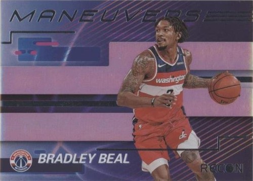 2020-21 Panini Select Basketball #12 Bradley Beal Numbers Silver