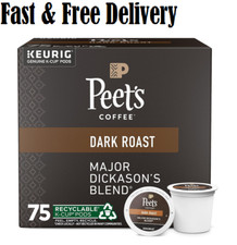 Peet's Coffee Dark Roast Coffee Blend Capsules, Major Dickason's - 75 Count        