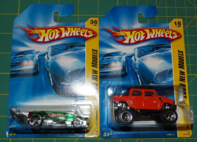 2X - 2008 Hot Wheels New Models - Carbonator & Hummer H2 SUT
