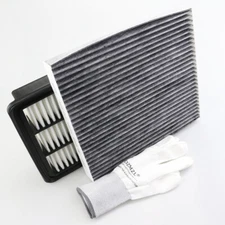 For Hyundai Santa Fe 07-09 V6 2.7L 3.3L Engine and Cabin Air Filter With Gloves