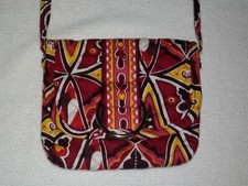 New Stephanie Dawn Minnie Crossbody Bag Multicolor Pattern Made in USA