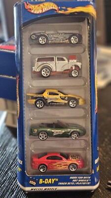 Hot Wheels B-Day 5 pack gift pack