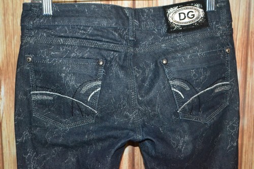Dolce Gabbana Ittierre Women Straight Black Denim Jeans Size 28x32 - Picture 12 of 12