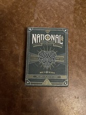 National Theory 11 GREEN Playing Card Deck Made In USA Complete Deck