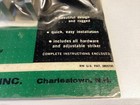 Vintage advertising  TULIP KNOB LATCH Screen or Storm Door, SEALED silver  keil — photo 2