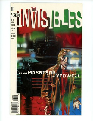 Invisibles #2 VF/NM 1994 Crazed beggar Tom OBedlam takes Dane to London