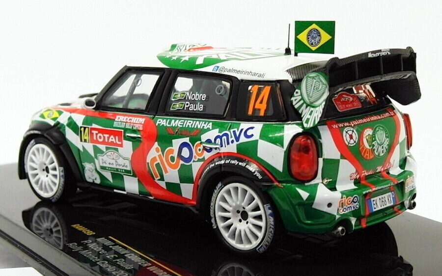 Mini John Cooper Works 1/43 N°14 Rallye Monte Carlo 2012 Miniature Ixomodels