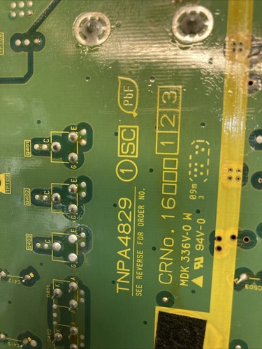 PANASONIC Power Supply Board for TC-P50U1, P/N: TNPA4829 OEM Replacement Parts - Picture 3 of 3