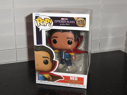 FUNKO POP! MARVEL SPIDER-MAN NO WAY HOME #1170 NED (WITH CLOAK)(BOX NOT MINT)