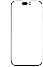 Front Glass With OCA for iPhone 15 Pro Requires Glass Removal 