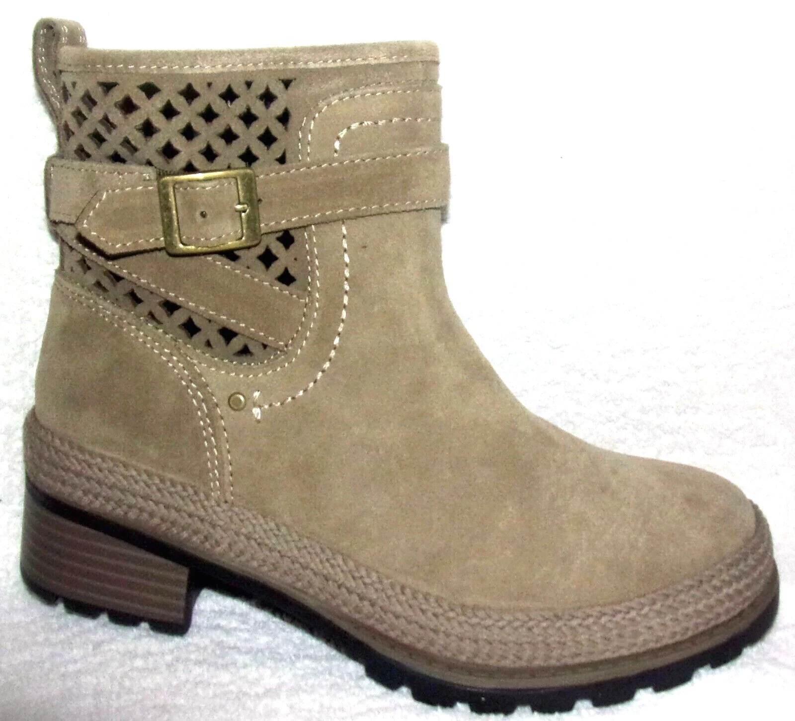 Bottines Muck Boot Company Liberty Alpine Lace Supreme en cuir taupe 5,5 neuves dans leur boîte