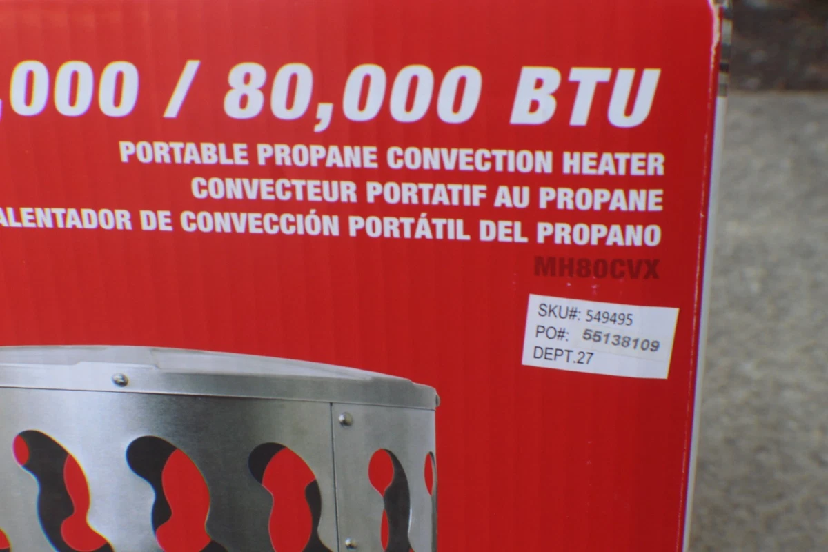 Mr. Heater 80,000 BTU Convection Portable Propane Space Heater - MH80CVX -  NEW | eBay