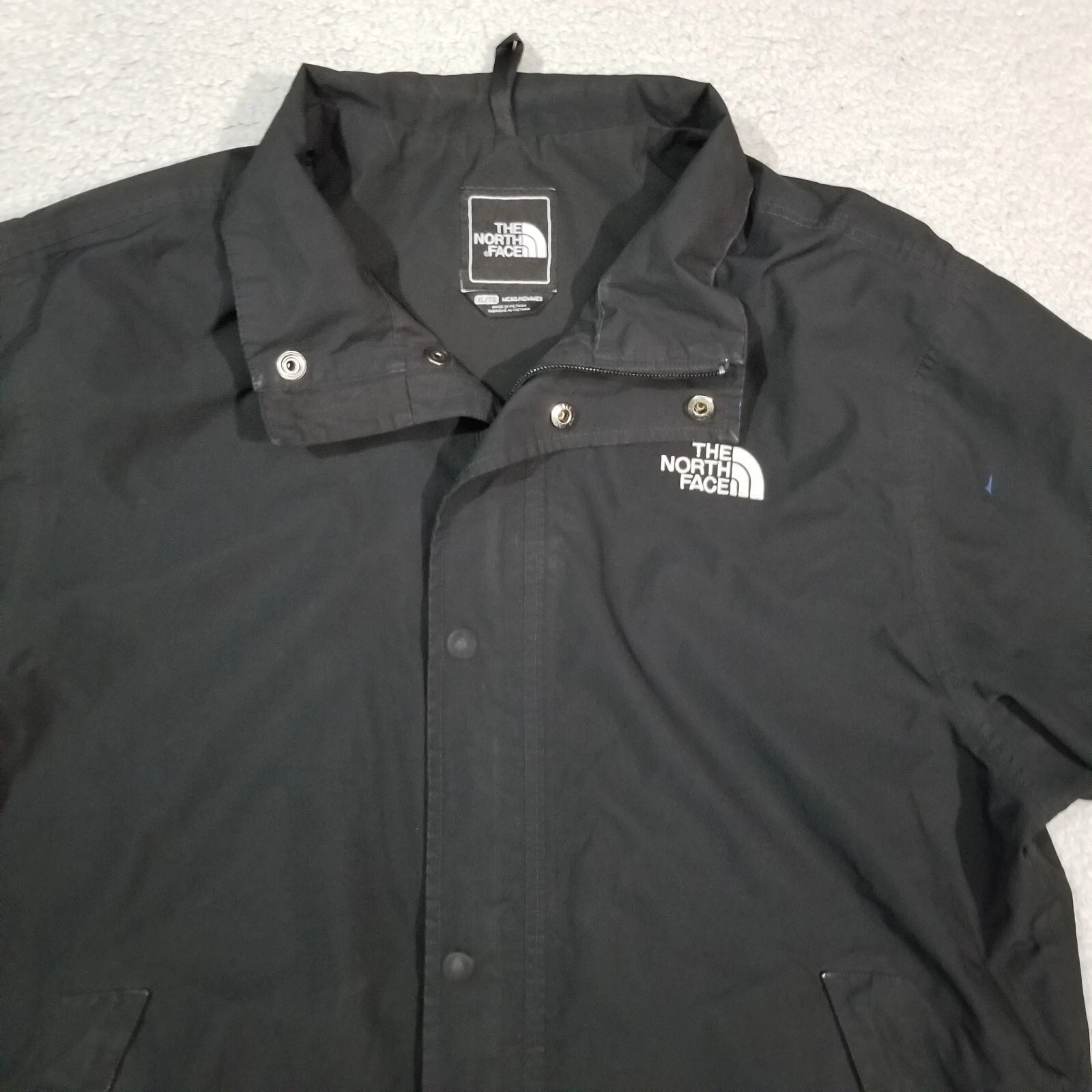 north-face outdoor hiking lined hyvent jacket