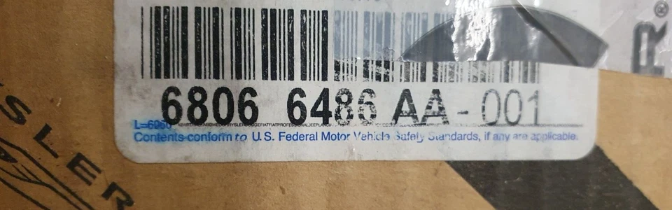Barra de amarre interior GENUINA MOPAR Jeep WK/WH Grand Cherokee XK/XH Commander 68066486AA Foto 2 de 3