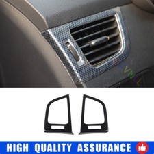 Cubierta de ventilación de salida de aire L&R para consola de coche de fibra de carbono para Hyundai Elantra 2011-2016