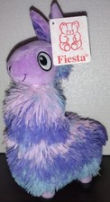 Fortnite Fiesta Lefty Shaggy Llama Plush Stuffed Animal Purple Blue Pink Game V