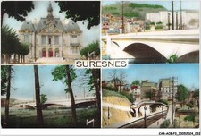 CAR-ACBP3-0169-92 - Suresnes - Hotel De Ville - Il Pont E L'Ospedale Foch