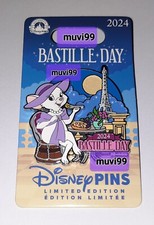 PIN LE750 RESCUERS BIANCA 14 JULY 2024 BASTILLE DAY DISNEY PARIS EIFFEL TOWER