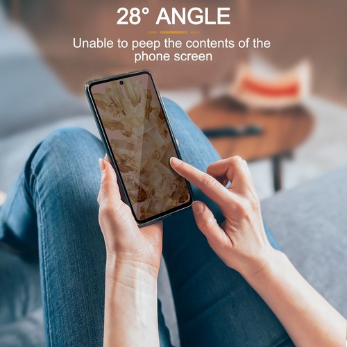 Protection d'écran de confidentialité protection en verre trempé anti-espionnage pour Google Pixel 8/8 Pro - Photo 2 sur 6