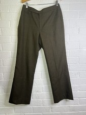 Vintage Lauren Ralph Lauren Women s 100 Wool Dress Pant Lined Wide Leg 12 33x30