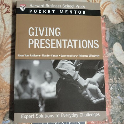 Giving Presentations: Expert Solutions to Everyday Challenges (Pocket  - GOOD