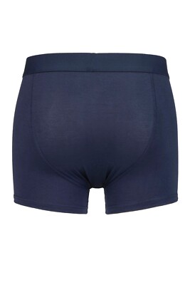 DESIGN - Bobbie - Confezione Da 2 Boxer Blu Navy A Righe E Bianchi Traforati Con Cuori - Foto 2