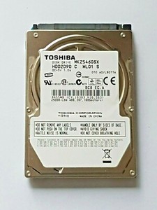 250 GB SATA TOSHIBA MK2546GSX 5400 RPM 8MB 2.5" Festpatte