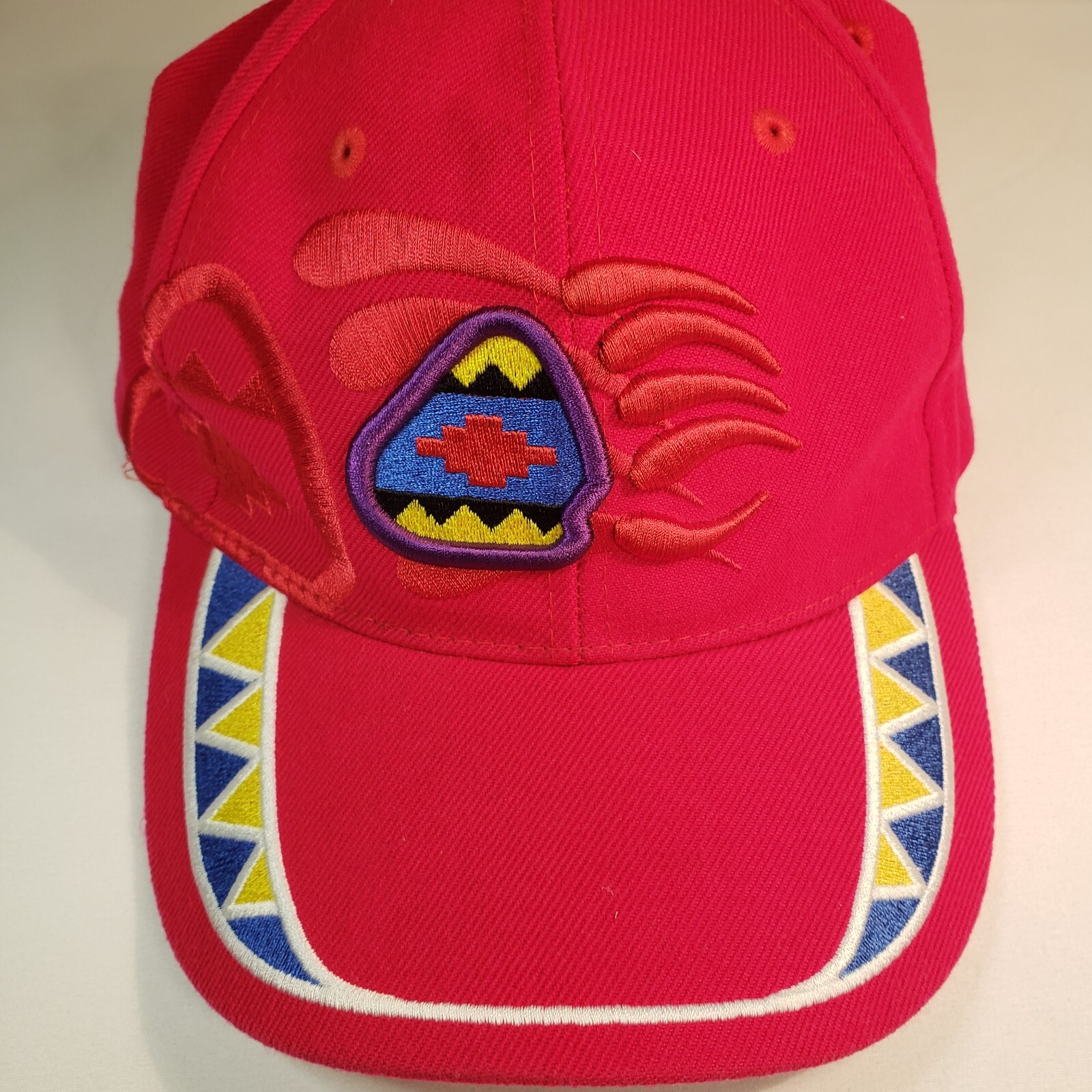 Native Pride Hat Cap Bear Claw Red Adjustable Siz… - image 2