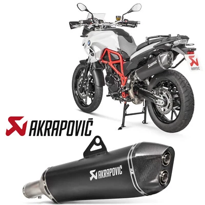 Akrapovic Bmw F 700 GS 2016 Pot D' Echappement Moto Silencieux Titane Approuve - Photo 1/4