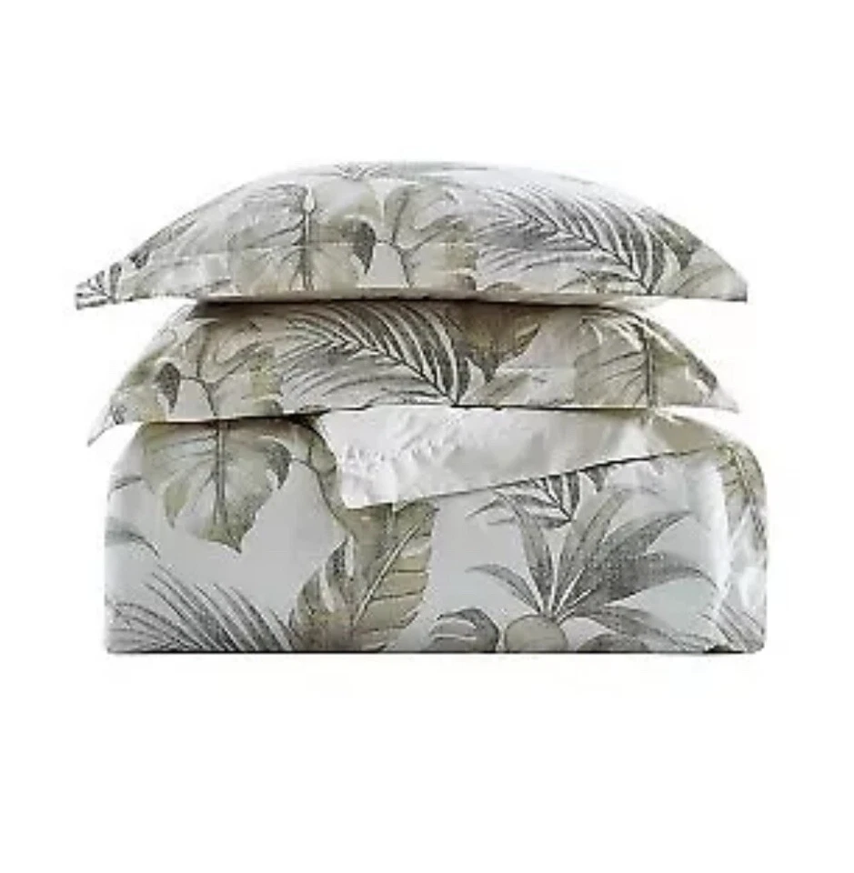 Tommy Bahama King Waimea Bay 被褥和假 3 件套 绿色 全新 — 第 3/4 张图片