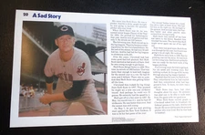 1979 Herb Score Cleveland Indians RARE Bowmar / Noble card 8 1/2"x14 reading kit