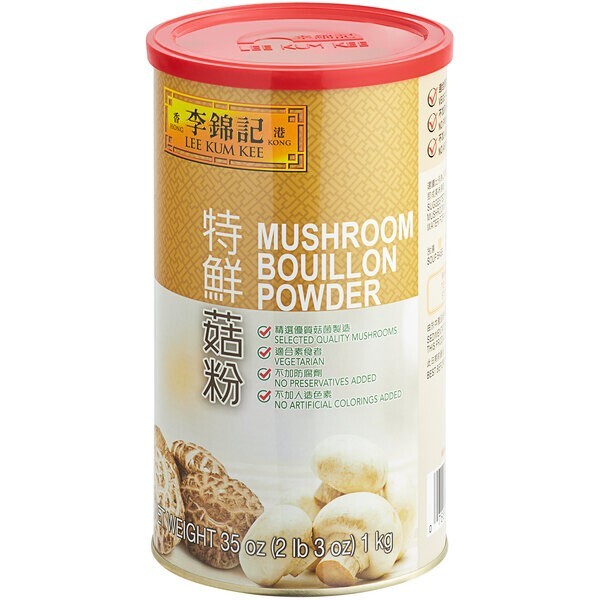 Lee Kum Kee Premium Mushroom Seasoning Bouillon Powder 1KG Catering VEGAN HALAL