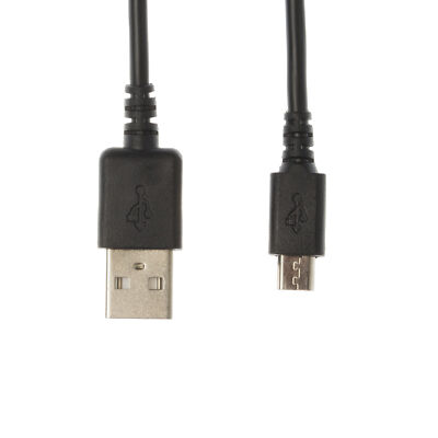 2m USB Schwarz Ladegerät Stromkabel für BabySense Video V24UK Babyphone