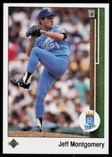 1989 Upper Deck Jeff Montgomery Kansas City Royals #618