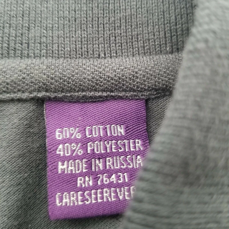 Vito Vito Men's Collared Shirt Medium Black Short Sleeve Golf Polo embroidered Foto 3 de 4