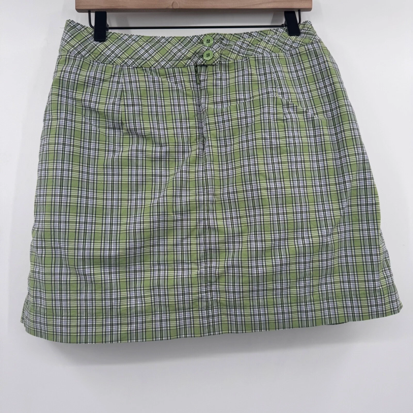 lole plaid pleated stretch tennis preppy golf quick dry shorts