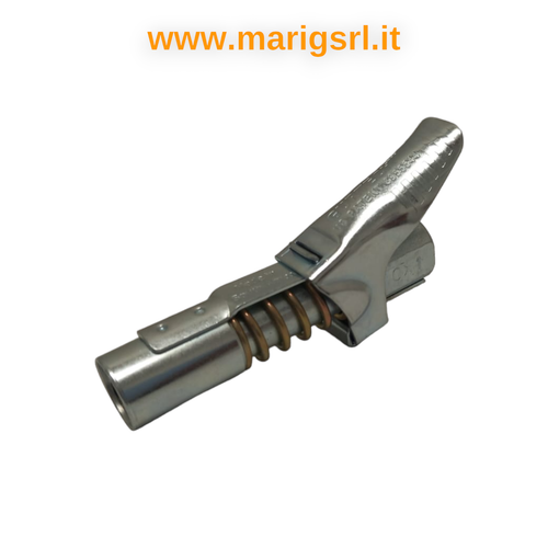 Testina speciale 4 griffe attacco rapido a leva filetto M10x1 per ingrassatore - Foto 2 di 3