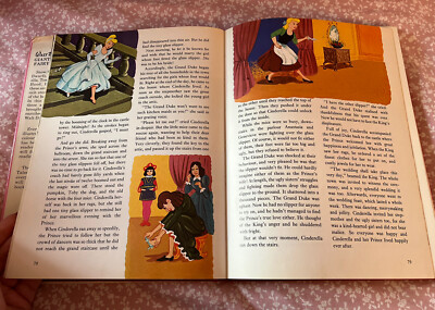 Walt Disney's Giant Book of Fairy Tales Vintage Illustrated