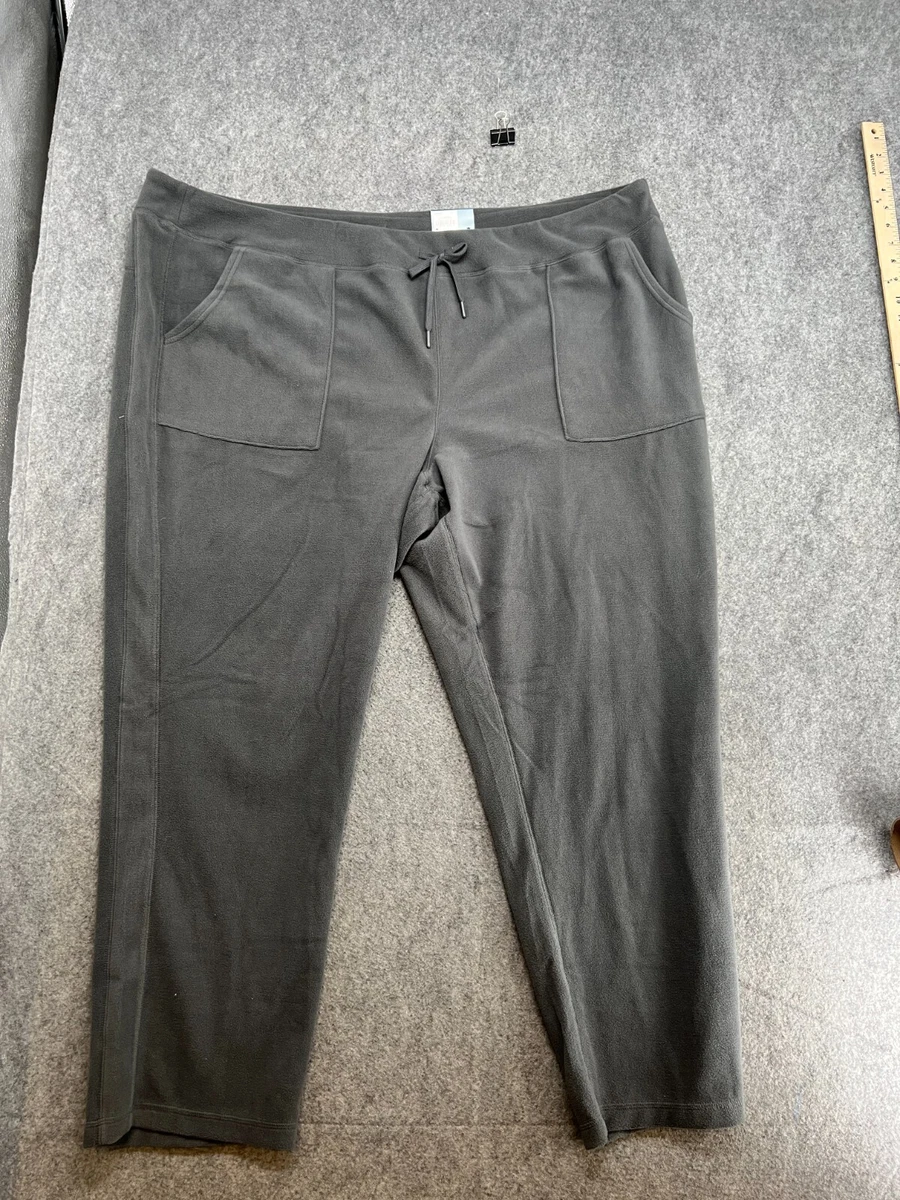 Tek Gear Pants Womens Size 4X Charcoal Gray Flare Mid Rise On The Go Gear  NWT