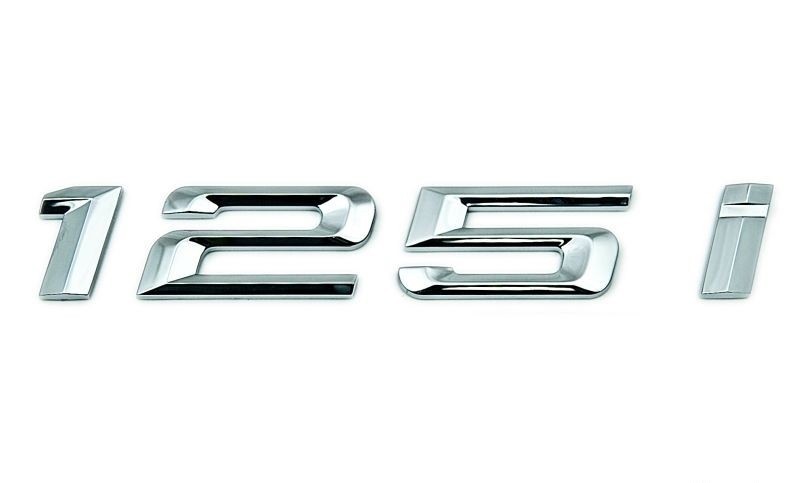 Neu Orginal BMW EMBLEM geklebt HINTEN - 125i - 51147166207 online 
