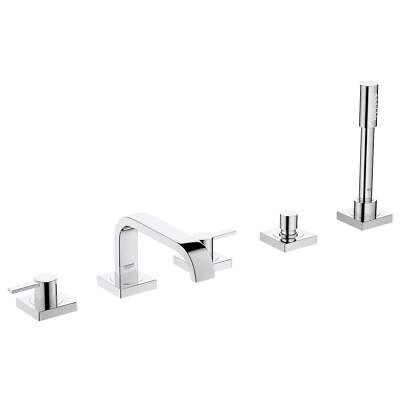 GROHE 25097000 ALLURE FIVE HOLE BATHTUB FAUCET WITH HANDSHOWER CHROME (197729)