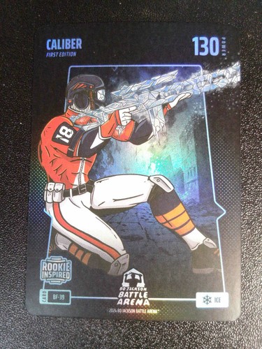 Bo Jackson Battle Arena Battlefoil Ice Caliber #BF-39 Caleb Williams