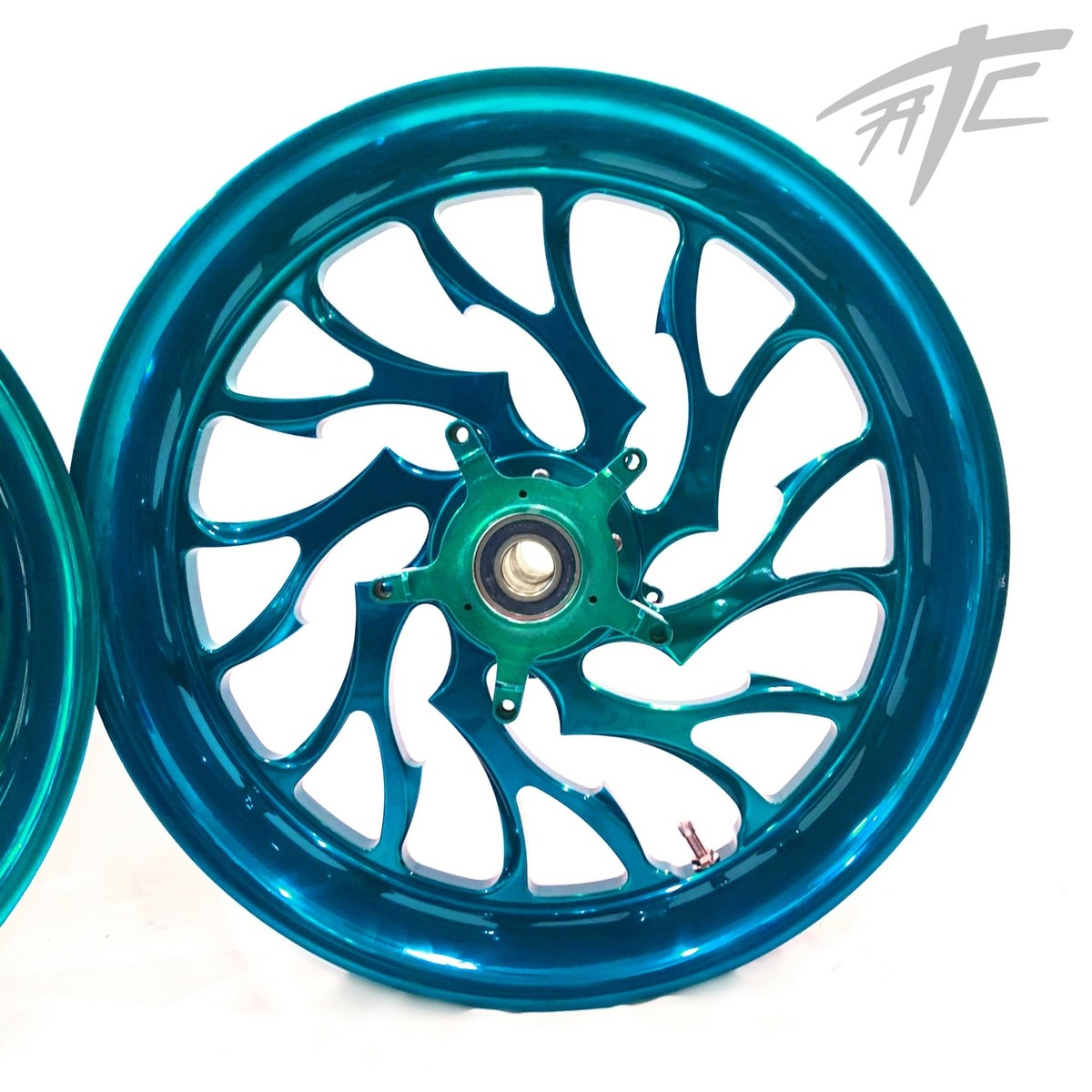 NINJA 240 FAT TIRE SAPPHIRE BLUE HELLIAN WHEELS 12-20
